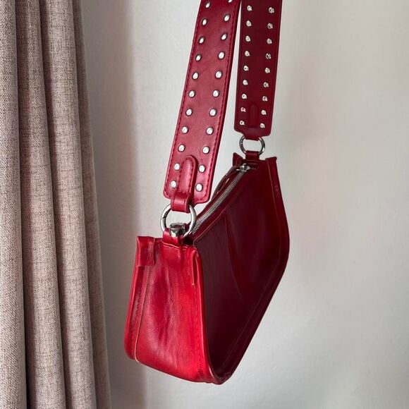 Princess Polly Red Shoulder Bag - Picture 3 of 7